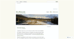 Desktop Screenshot of evaholland.com
